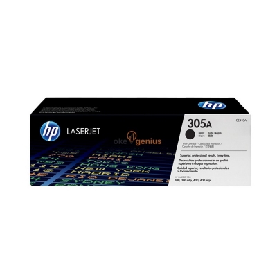 HP Original Toner Cartridge LaserJet 305A - CE410A - Hitam