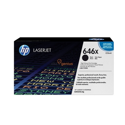 HP Original Toner Cartridge LaserJet 646X - CE264X - Hitam