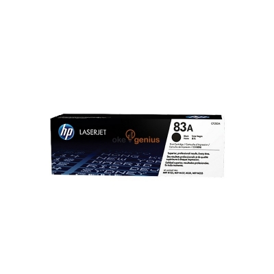 HP Original Toner Cartridge LaserJet 83A - CF283A - Hitam