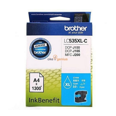 BROTHER Cyan Ink Catridge [LC-535XL-C] 