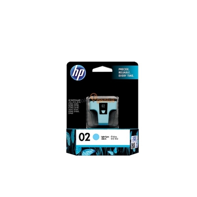 HP 02 Light Cyan Original Ink Cartridge (C8774WA)