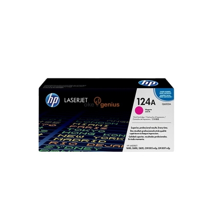 HP 124A Magenta Original LaserJet Toner Cartridge (Q6003A)