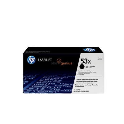 HP 53X High Yield Black Original LaserJet Toner Cartridge (Q7553X)