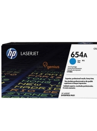 HP 654A Cyan Original LaserJet Toner Cartridge (CF331A)