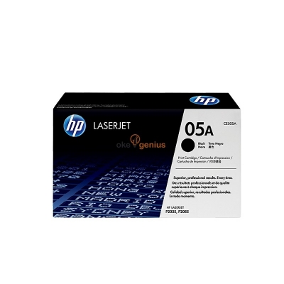 HP Original Toner Cartridge LaserJet 05A - CE505A - Hitam