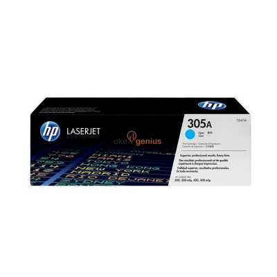 HP Original Toner Cartridge LaserJet 305A - CE411A - Cyan