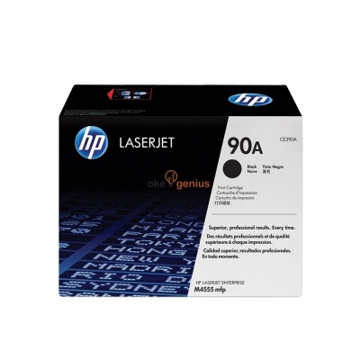 HP Original Toner Cartridge LaserJet 90A - CE390A - Hitam