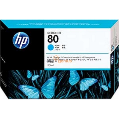 HP 80 CYAN INK CART - 350ML [C4846A]