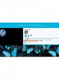 HP 81 CYAN DYE INK CRTG, 680ML [C4931A]