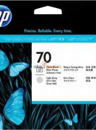 HP 70 PRINTHEAD BLACK LT GREY OR [C9407A]