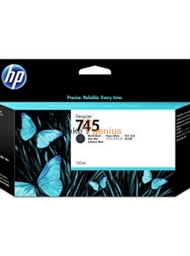 HP 745 130-ml Matte Black Ink Cartridge [F9J99A]