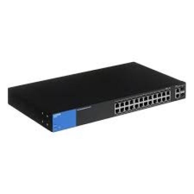 26-PORT BUSINESS SMART GIGABIT POE+ SWITCH; 2 COMBO MINI-GBIC(SFP) PORT LGS326P-AP