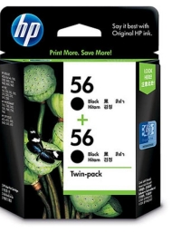 56 Black Twin Pack Ink Cartridge - CC620AA