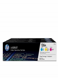 126A CYM Tri-Pack LJ Toner Cartridge - CF341A
