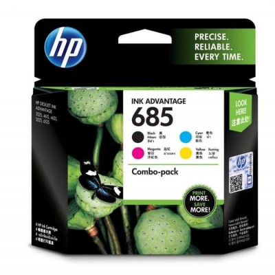 685 CMYK Ink Cartridge Combo 4-Pack - F6V35AA