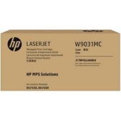 Cyan Managed LaserJet Toner Cartridge - W9031MC