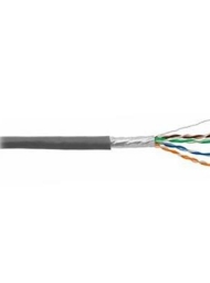 CAT6 SFTP 23AWG Solid, GRAY, 305m [NCB-C6SGRYR-305]