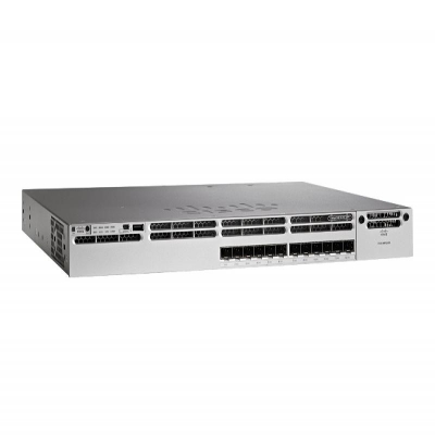 Catalyst 3850 12 Port 10G Fiber Switch IP Base WS-C3850-12XS-S