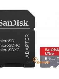 Micro SDHC 64GB Class 10 UHS-I (adapter)