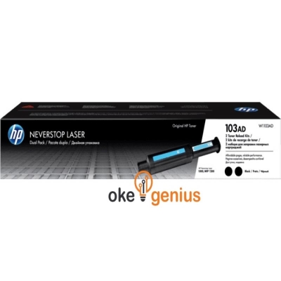 103AD 2Pack Blk Toner Reload Kit (W1103AD)