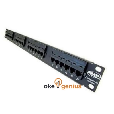 PATCH PANEL 24 PORT 19IN 1U COMMSCOPE 5E